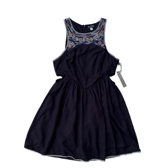 Billabong Dresses & Skirts - Billabong  Juniors Sol Shining Off Black Cut out Dress Size L JD09ASOL